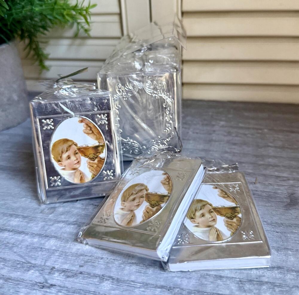 Lot of 11 Vintage Style Boy's First Holy Communion Mini Prayer Books